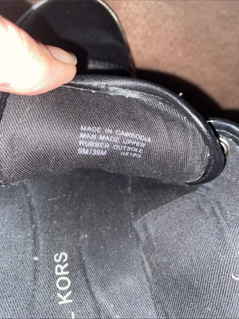 Michael Kors Black Low-Top MK Logo Sneakers - Picture 7 of 12